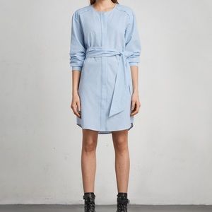Allsaints camille shirt dress